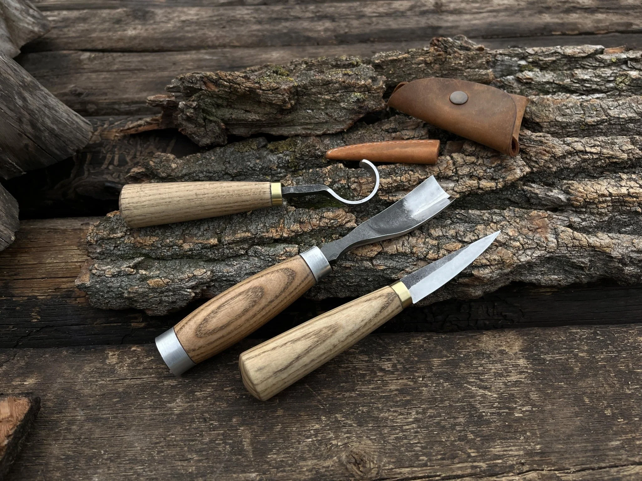 Veritas Soldes Boutique -Veritas Soldes Boutique 3 piece hand forged spoon carving tool set sharky forged steel tools d36 chokhol a1 25 c1 chokhol 440300