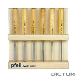 Jeu De Ciseaux De Sculpture Compact Pfeil, 6 Pièces