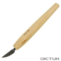 Couteau De Sculpture Amérindien (Mettgar), Couteau Légérement Courbé