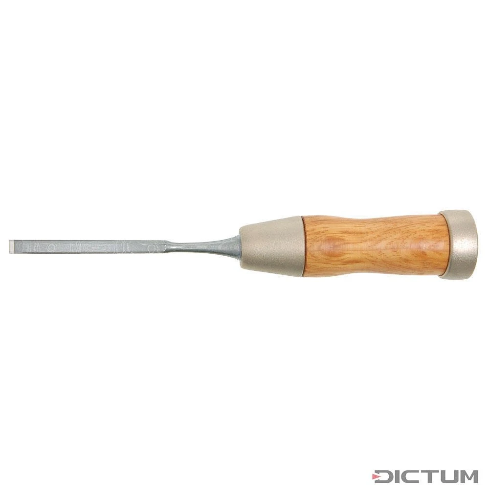 Ciseau à Bois Hybride En Acier Damas, Largeur De Lame 6 Mm 1 Ciseau à Bois Hybride En Acier Damas, Largeur De Lame 6 Mm