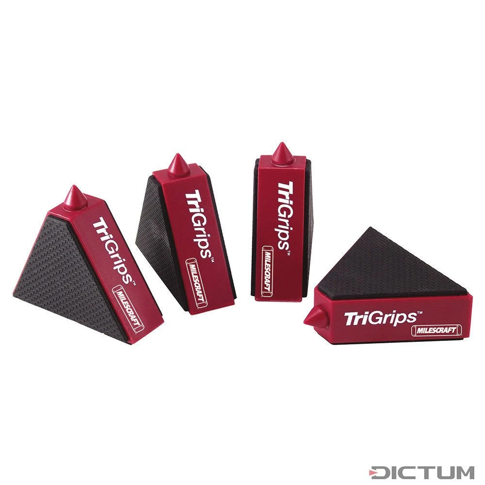 Patins Antidérapants à Poncer Milescraft »TriGrips«, 4 Pièces 1 Patins Antidérapants à Poncer Milescraft »TriGrips«, 4 Pièces
