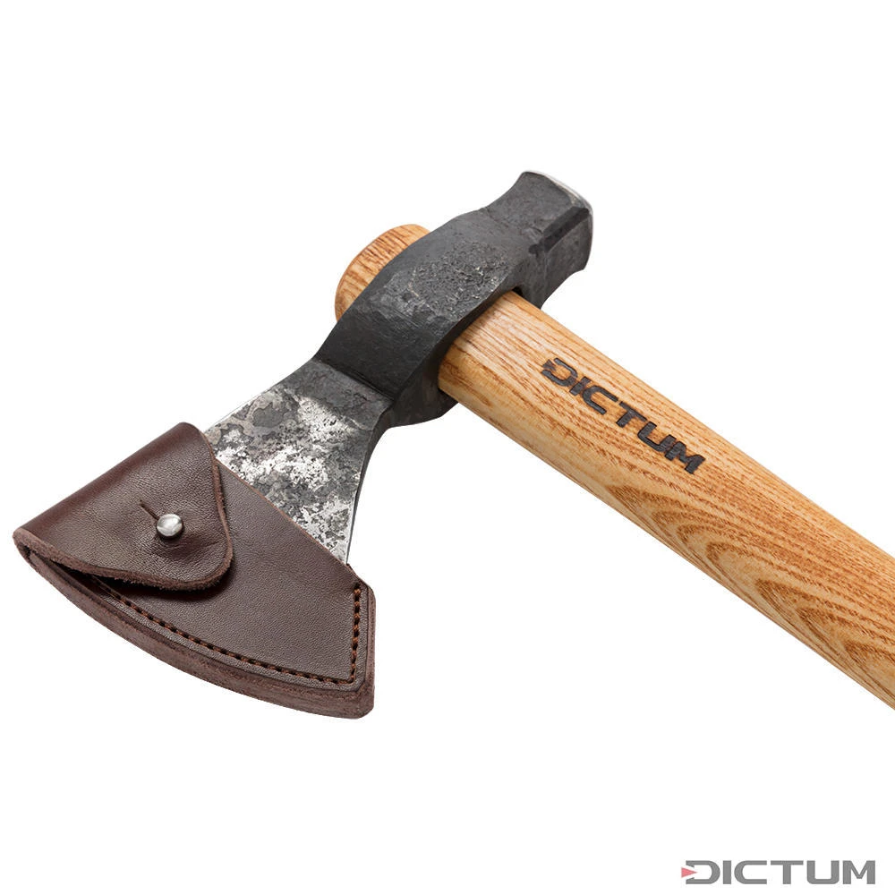 Étui En Cuir Pour Haches De Plein Air DICTUM Avec Tête De Frappe, Standard – Image 2
