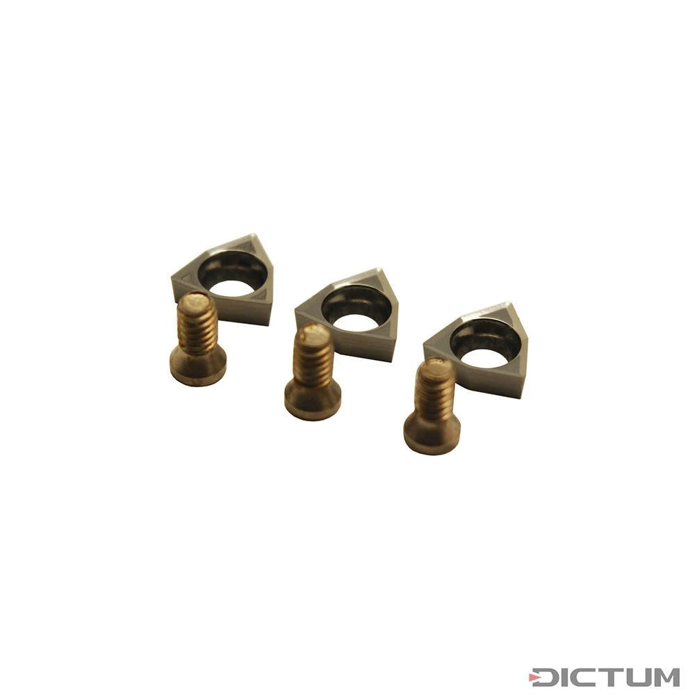 Pastilles De Rechange En Carbure MANPA, Triangulaires, 5 Mm, 3 Pièces 1 Pastilles De Rechange En Carbure MANPA, Triangulaires, 5 Mm, 3 Pièces