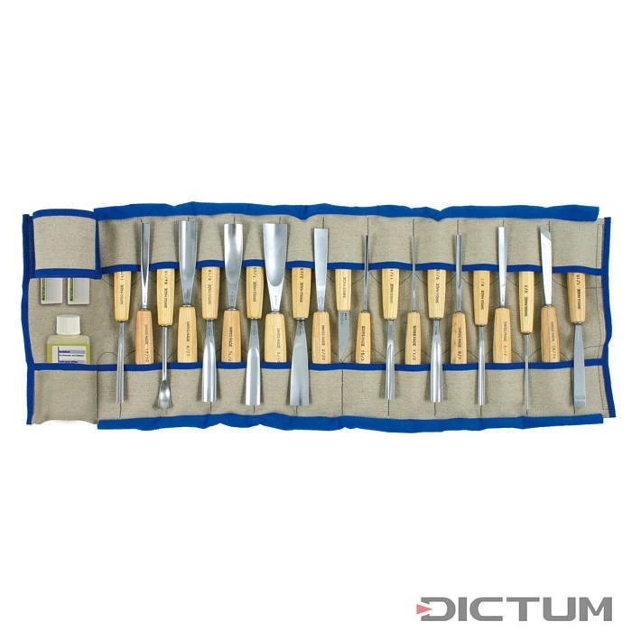 Jeu De Ciseaux De Sculpture Pfeil, Frêne, 24 Pièces