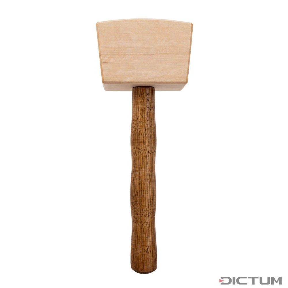 Maillet DICTUM à Tête Rectangulaire Et Manche En Bois De Hickory Traité, 600 G 1 Maillet DICTUM à Tête Rectangulaire Et Manche En Bois De Hickory Traité, 600 G