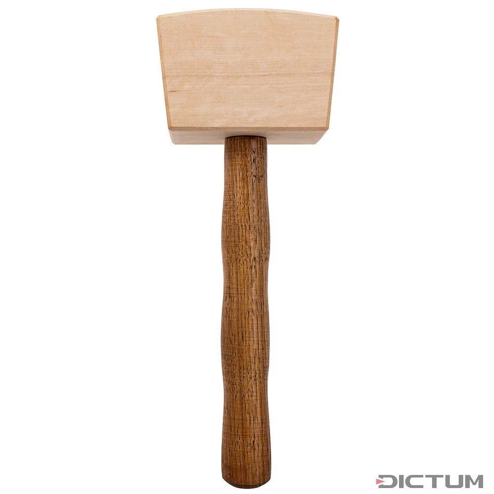 Maillet DICTUM à Tête Rectangulaire Et Manche En Bois De Hickory Traité, 850 G 1 Maillet DICTUM à Tête Rectangulaire Et Manche En Bois De Hickory Traité, 850 G