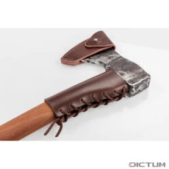 Rev. En Cuir P. Manche De Hachette Forestière DICTUM, Cuir De Bovin, Brun Foncé -Veritas Soldes Boutique 730880 01 A WE 8 DICTUM Axt Collar f r Forstbeil Rindsleder dunkelbraun WZ jpg