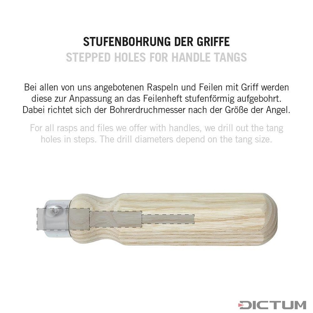 Râpe Cab. De Précision Herdim, Piqué 5, Long. De Piqué 200 Mm, Manche En Frêne 2 Râpe Cab. De Précision Herdim, Piqué 5, Long. De Piqué 200 Mm, Manche En Frêne – Image 2