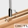 Festool Fraise à Rainurer HW S8 D10/25